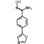 CAS#: 860649-01-0, N'-Hydroxy-4-(1,3-oxazol-5-yl)benzenecarboximidamide