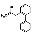 CAS 登录号：860770-58-7， 2-(2-甲基-2-丙烯-1-基)联苯