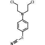 CAS 登录号：86098-92-2， 4-[二(2-氯乙基)氨基]苯基硫氰酸酯