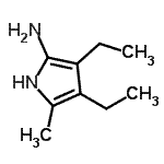 CAS#: 861033-68-3, 3,4-Diethyl-5-methyl-1H-pyrrol-2-amine