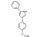 CAS 登录号：861033-75-2， 4-(4-甲氧基苯基)-2-苯基-1H-吡咯