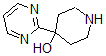 CAS 登录号：861217-38-1， 4-(2-嘧啶基)-4-哌啶醇