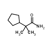 CAS#: 861316-90-7, 2-Cyclopentyl-2-methylpropanamide