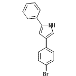 CAS#: 862201-35-2, 4-(4-Bromophenyl)-2-phenyl-1H-pyrrole