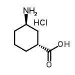 CAS 登录号：862401-49-8， (1R,3R)-3-氨基环己烷羧酸盐酸盐(1:1)