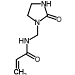 CAS 登录号：86241-66-9， N-[(2-氧代-1-咪唑烷基)甲基]丙烯酰胺