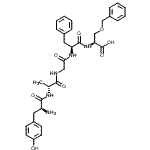 CAS 登录号：86248-85-3， L-酪氨酰-D-丙氨酰甘氨酰-L-苯丙氨酰-O-苄基-L-丝氨酸