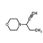CAS#: 86261-44-1, 4-(1-Pentyn-3-yl)morpholine