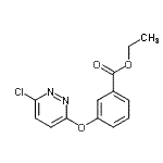CAS 登录号：862821-18-9， 乙基3-[(6-氯-3-哒嗪基)氧基]苯甲酸酯