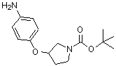CAS 登录号：862874-75-7， 3-(4-氨基苯氧基)-1-吡咯烷羧酸叔丁酯