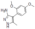 CAS 登录号：863550-42-9， 4-(2,4-二甲氧基苯基)-5-甲基-1H-吡唑-3-胺