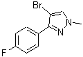 CAS#: 863605-34-9, 4-Bromo-3-(4-fluorophenyl)-1-methyl-1H-pyrazole