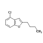 CAS 登录号：863870-91-1， 2-丁基-4-氯-1-苯并呋喃