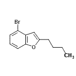 CAS#: 863870-93-3, 4-Bromo-2-butyl-1-benzofuran