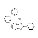 CAS 登录号：863870-97-7， 二苯基(2-苯基-1-苯并呋喃-4-基)甲醇