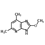 CAS#: 863877-91-2, 2-Methoxy-5,7-dimethyl-1H-imidazo[4,5-b]pyridine
