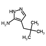 CAS 登录号：864439-18-9， 4-(2,2-二甲基丙基)-1H-吡唑-5-胺