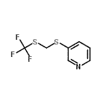 CAS#: 864684-86-6, 3-({[(Trifluoromethyl)sulfanyl]methyl}sulfanyl)pyridine