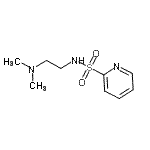 CAS 登录号：864684-88-8， N-[2-(二甲基氨基)乙基]-2-吡啶磺酰胺