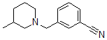 CAS#: 864685-02-9, 3-[(3-Methyl-1-Piperidinyl)Methyl]-Benzonitrile