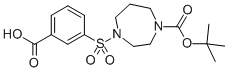 CAS#: 864685-22-3, 4-(3-Carboxy-Benzenesulfonyl)-[1,4]Diazepane-1-Carboxylic Acid Tert-Butyl Ester