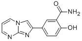 CAS 登录号：864685-39-2， 2-羟基-5-咪唑并[1,2-a]嘧啶-2-基-苯甲酰胺