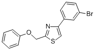 CAS#: 864685-49-4, 4-(3-Bromo-Phenyl)-2-Phenoxymethyl-Thiazole