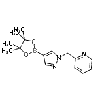 CAS#: 864754-22-3, 2-{[4-(4,4,5,5-Tetramethyl-1,3,2-dioxaborolan-2-yl)-1H-pyrazol-1-yl]methyl}pyridine