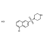CAS#: 864759-58-0, 1-[(5-Chloro-2-naphthyl)sulfonyl]piperazine hydrochloride (1:1)
