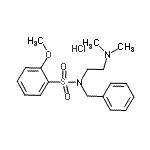 CAS#: 864759-60-4, N-Benzyl-N-[2-(dimethylamino)ethyl]-2-methoxybenzenesulfonamide hydrochloride (1:1)