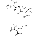 CAS 登录号:86482-18-0, 替卡西林-克拉维酸
