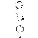 CAS 登录号：864836-24-8， 5-苄基-3-(4-溴苯基)-1,2,4-恶二唑