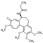 CAS 登录号：86495-10-5， N-[(7S)-1,2,3,10-四甲氧基-9-氧代-5,6,7,9-四氢苯并[a]庚搭烯-7-基]丙酰胺