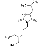 CAS#: 86503-23-3, 3-[3-(Diethylamino)propyl]-5-isobutyl-2-thioxo-4-imidazolidinone