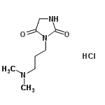 CAS#: 86503-25-5, 3-[3-(Dimethylamino)propyl]-2,4-imidazolidinedione hydrochloride (1:1)