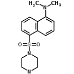 CAS 登录号：86516-36-1， N,N-二甲基-5-(1-哌嗪基磺酰基)-1-萘胺