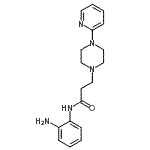 CAS#: 86523-91-3, N-(2-Aminophenyl)-3-[4-(2-pyridinyl)-1-piperazinyl]propanamide