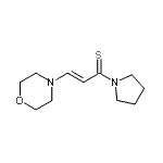 CAS 登录号：865294-11-7， (2E)-3-(4-吗啉基)-1-(1-吡咯烷基)-2-丙烯-1-硫酮