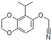 CAS 登录号：865305-55-1， 2-[[2,3-二氢-5-(1-甲基乙基)-苯并[b][1,4]二恶英-6-基]氧基]-乙腈