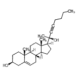 CAS#: 86532-88-9, (3S,8S,9S,10R,13S,14S,17S)-17-[(2R)-2-Hydroxy-3-octyn-2-yl]-10,13-dimethyl-2,3,4,7,8,9,10,11,12,13,14,15,16,17-tetradecahydro-1H-cyclopenta[a]phenanthren-3-ol