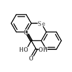 CAS 登录号：86571-08-6， 2,2'-硒基二苯甲酸