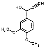 CAS 登录号：86577-96-0， 1-(3,4-二甲氧基苯基)-2-丙炔-1-醇