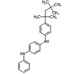 CAS#: 86579-35-3, N-Phenyl-N'-[4-(2,4,4-trimethyl-2-pentanyl)phenyl]-1,4-benzenediamine