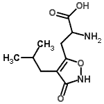 CAS#: 865792-24-1, 3-(4-Isobutyl-3-oxo-2,3-dihydro-1,2-oxazol-5-yl)alanine