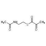 CAS 登录号：866012-16-0， S-(2-乙酰氨基基乙基)2-氧代硫代丙酸酯
