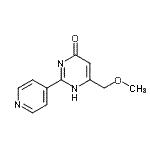 CAS#: 866145-30-4, 6-(Methoxymethyl)-2-(4-pyridinyl)-4(1H)-pyrimidinone