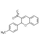 CAS#: 86628-44-6, 2-(4-Methylphenyl)-3-nitro-2H-chromene