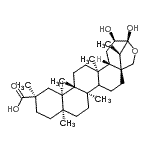 CAS#: 86632-20-4, (1R,5R,8S,11R,13R,14S,17R,18S,20R,21R,24R)-20,21-Dihydroxy-5,8,11,14,17,24-hexamethyl-22-oxahexacyclo[19.2.1.0<sup>1,18</sup>.0<sup>4,17</sup>.0<sup>5,14</sup>.0<sup>8,13</sup>]tetracosane-11-carboxylic acid