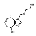 CAS#: 86646-88-0, 3-[(2-Hydroxyethoxy)methyl]-3,4,7,8-tetrahydroimidazo[4,5-d][1,3]diazepin-8-ol