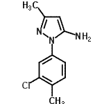 CAS 登录号：866472-29-9， 1-(3-氯-4-甲基苯基)-3-甲基-1H-吡唑-5-胺